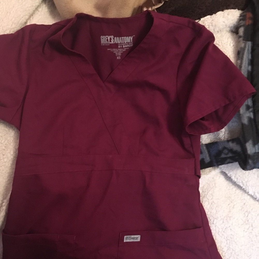 Greys scrub top